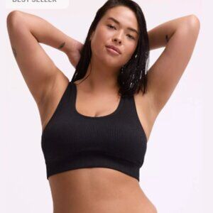 Torrid Lightly Lined Seamless Rib Bralette SET OF 2, sz 2